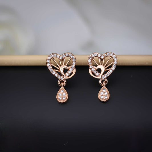 Sweetheart Drop Earrings - eNJay Jewels 