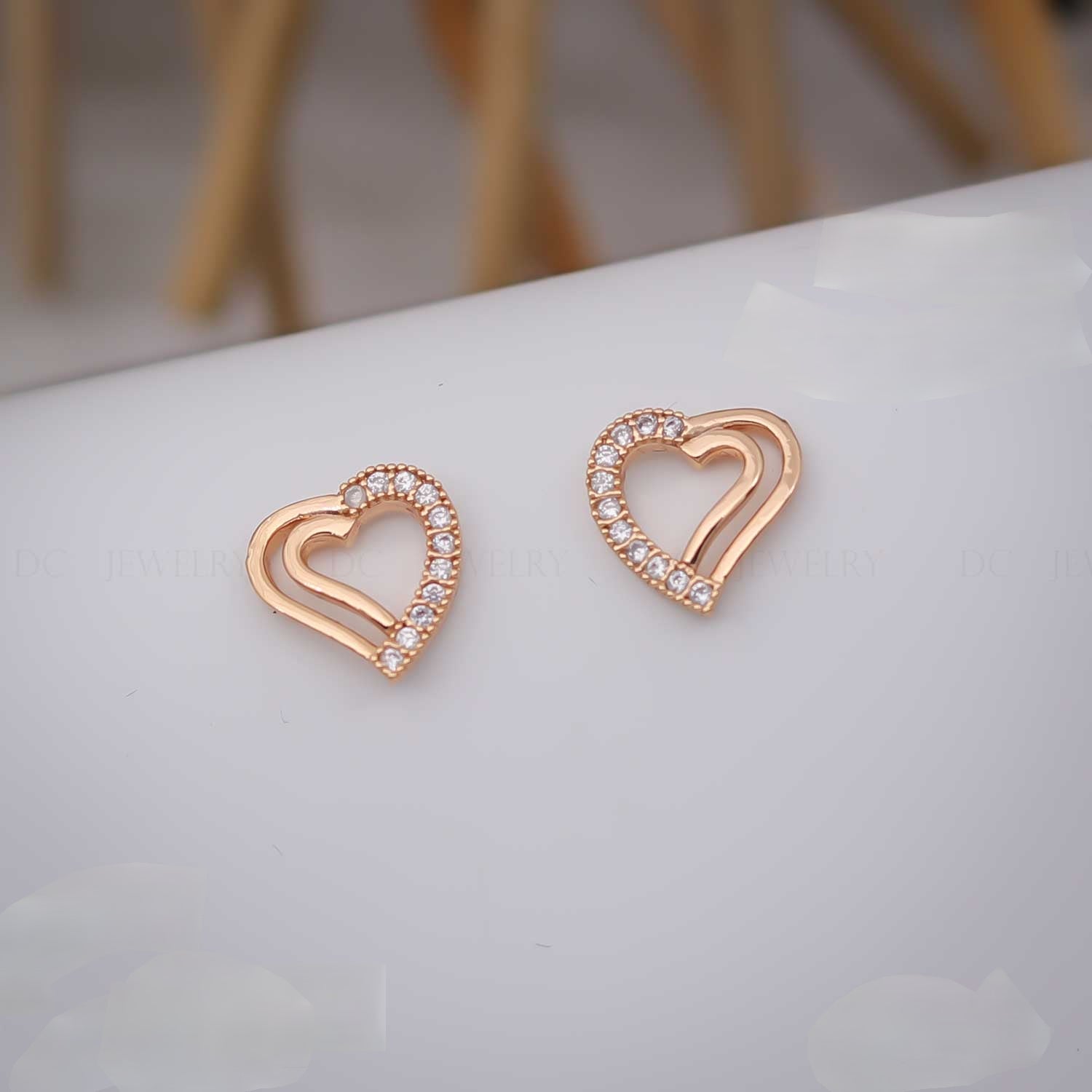 Inner Heart Earrings - eNJay Jewels 