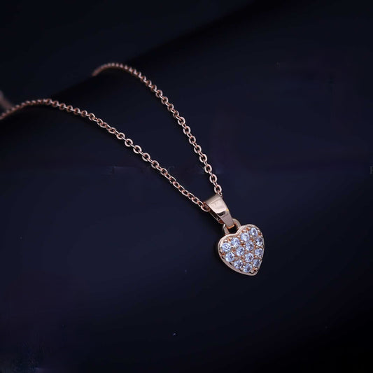 Heart Shape Pendant Chain - eNJay Jewels 