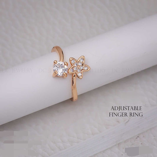 FloralRadiance Adjustable Ring - eNJay Jewels 